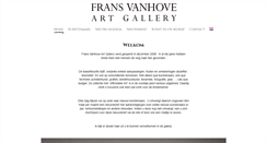 Desktop Screenshot of fransvanhove.be