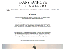 Tablet Screenshot of fransvanhove.be